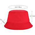 Miniatyrbillede 4 af 4: Unisex Sammenfoldelig Bucket Hat Sommer Fisker Solhat til Mænd Kvinder