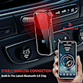 Miniatyrbillede 4 af 4: （59.5*22*12mm）Bluetooth Bil Bluetooth Receiver Adapter Jack Bluetooth5.0 Bluetooth Transmitter, Blå