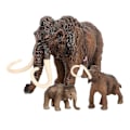 Miniatyrbilde 3 av 5: 3 stk. Miniforce Leker Skogsdyr Figurer Dyrefigurer Sett Bursdagsfest Gave Mammut Statue Dyr Læringsleke