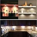 Miniatyrbilde 4 av 5: INF LED-spotlight med 13 farger, dimmer og fjernkontroll - 6-pakning