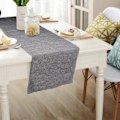 Miniatyrbilde 3 av 5: Grå imitert linduk Burlap duk for hjemmedekorasjon