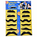 Miniatyrbillede 1 af 6: Mustache til maskerade - Selvklæbende - 12 stk Sort
