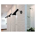 Miniatyrbild 3 av 4: Nordisk Modern Vägglampa med Strömbrytare Läslampa Stilren Design Justerbar Svart E27 för Sovrum Vardagsrum - I Lager
