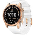 Pikkukuva 2 / 5: Yhteensopiva Garmin Fenix 7S QuickFit 20mm läpinäkyvän designin kellon ranneke säädettävä silikoninen White