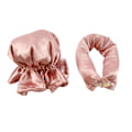 Pikkukuva 1 / 5: 2 kpl Lämpöä Vaatimatonta Kiharrinsettiä Hiusrullat Lämpöä Vaatimattomiin Kiharoihin Lotus pink