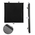 Miniatyrbilde 1 av 5: med sugekopp soveromsdekorasjon blokk UV vindusgardiner blendingsgardin rullegardiner black 40cm x 125cm