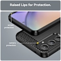 Miniatyrbillede 6 af 6: Samsung Galaxy A55 5G Cover Børstet Stål Tekstur Sort