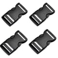 4 st 50 mm Plast Sidospänne Justerbart Plastspänne Snäppspänne Väskaccessoarer Skola B