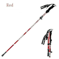 Pikkukuva 2 / 3: 5-osainen kokoontaitettava vaellussauva kävelykeppi retkeilyyn Naturehike Antishock-YUHAO red 95-110cm