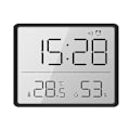 Miniatyrbillede 1 af 5: Multifunktionelt Termometer Hygrometer Automatisk Elektronisk Temperatur Fugtigheds Monitor Ur Hus