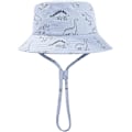 Miniatyrbild 2 av 4: Baby Solhatt Småbarn Solskyddshatt för Baby Pojkar Flickor Barn Sommar Bucket Hatt UPF 50+ Vikbar Strandhatt Blue