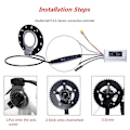 Miniatyrbilde 2 av 5: Sykkelpedal Assist-sensor, Elektrisk Sykkel Pedal Sensor Pedal Assist B