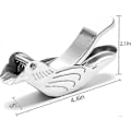 Miniatyrbillede 2 af 5: 2 stk. Genting Rustfrit Stål Manuel Citronpresser Og Limepresser, Sølv Fugleformet Citronpresser Stainless steel bird 2pcs