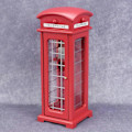 Miniatyrbillede 5 af 5: Dukkehus Mini Telefonboks Miniature Telefonboks Model Mikro Landskab