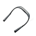 Miniatyrbilde 1 av 5: Oppladbar USB Nakke Leselys Glocusent LED Justering Øyebeskyttelse Lys For Nattlesing Amming Grey