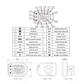 Miniatyrbild 3 av 4: E-bike KT LCD5 Display Kontrollpanel För 24/36/48V Elcykelmotor Ny SM Plug