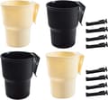 4 st Universal Dryckeshållare för Bil, Multifunktionell Bilmuggshållare för Kaffekoppar, Termosmuggar, Vattenflaska