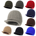 Miniatyrbilde 2 av 4: Solid Beanie / Beanie med Visir - Flere Farger Camouflage