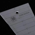 Miniatyrbilde 5 av 5: Multifunksjonell Klar Akryl Dresden Mal Linjal Lappeteppe Quilte Linjal