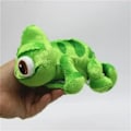Miniatyrbild 4 av 4: 15cm Pascal Rapunzel Kameleont Plyschleksaker Mjuka Stoppade Djur Plushie Dock Pascal Rapunzel Axeldekor Barnfödelsedagspresenter