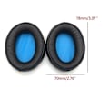Miniatyrbilde 2 av 4: Øreputer i skinn for Audio-Technica ATH-AR5BT AR5IS headset øreklokker Black