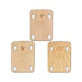 Miniatyrbilde 1 av 5: 3 stk. Gitarhals Shims, Solid Lønnetre Gitarhals Shim Beskyttelse 0,25, 0,5 og 1 Grad Gitar