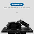 Miniatyrbild 2 av 5: Kaesi 4-pack Pianohjulsskydd, Halksäker, Tjocka, Golvskydd, Hjulkoppar för Hemmet Clear