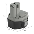 Miniatyrbillede 2 af 5: Udskift Makita Makita Makita 14.4V Elværktøjstilbehør Elektrisk Skruetrækker Nimh Batteri Ml142