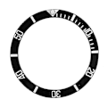 Miniatyrbilde 1 av 5: Urskive Keramisk Bezel, Submariner Automatisk Utskiftningstilbehør BlackWhite