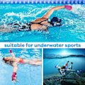 Miniatyrbillede 5 af 5: Aqua Handsker med Webbet Design til Padling - Fitness Vand Aerobic og Svømning Modstandstræning Åndbar Universelle Handsker Red S
