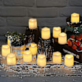 Miniatyrbillede 4 af 4: 24 stk. Flammeløse Votivlys, flammeløs Flakkende Elektrisk Falsk Lys, Batteridrevet