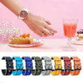Miniatyrbilde 5 av 5: Erstatningsarmbånd Myk Silikon 22mm/26mm Hurtigutløser Klokkereim Kompatibel Garmin Fenix 6/Fenix6 Pro/Approach S60/Forerunner935/Co White 22 mm