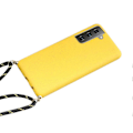 Miniatyrbilde 2 av 4: For Samsung Galaxy A14 5G Telefondeksel i hvetestråmateriale + TPU med snor