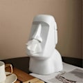Miniatyrbilde 5 av 5: Påskeøya Steinstatue Papirhåndkleboks Hjemmedekorasjon Statue Retro Stue Dekorasjon Hjem