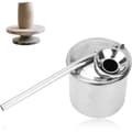 Färgspruta, Keramikfärgspruta Atomizer Keramikglasyrkanna Blåsta krukor Keramisk färgspruta Rostfritt stål Lerverktyg, 200ml