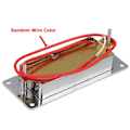 Miniatyrbillede 3 af 5: Mini Humbucker Pickup Kit Kompatibel med LP Elektrisk Guitar Hals Bro Coil Pick-up Forkromet