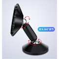Miniatyrbillede 2 af 8: 2X 360 Universal Magnetisk Mobilholder til Bil Sort Sort én størrelse