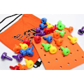 Miniatyrbilde 4 av 5: 30 stk. Peg Board Sett Finmotorisk Leke for s Pegboard