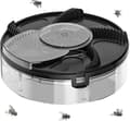 Elektrisk roterande flugfälla, automatisk flugfälla, 360 graders roterande myggdödare insektsmedel