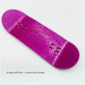 Miniatyrbilde 5 av 5: Finger Skateboard Brett Bredde 32mm Profesjonell Lønnefingerbrett Dobbel Rocker Mini Skateboard Grønn