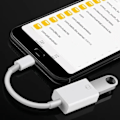 Pikkukuva 6 / 9: iPhone-sovitin USB:lle - USB 2.0 naaris liitäntään Lightning - OTG valkoinen