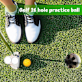 Miniatyrbilde 3 av 5: 24 stk. Golf Treningsballer Luftstrøm Golfballer Plast Golfballer Golf Treningsballer Golftilbehør