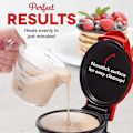 Miniatyrbillede 2 af 5: Elektrisk Crêpe Maker Nonstick Crêpe Pande Bærbar Mini Husholdnings Pandekagemaskine Til Morgenmad Frokost Aftensmad Snacks, Panini Crêpe Maker-ZZY