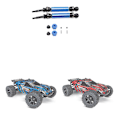 Pikkukuva 4 / 5: 2 kpl Metalliset Takavetoakselit CVD 1/10 Traxxas Slash Rustler Stampede Hoss VXL 4X4 2WD RC-autolle Upg