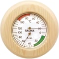 Miniatyrbild 1 av 6: Bastutermometer i Trä Inomhustermometer 2-i-1 Termometer och Hygrometer med Precisionsskala Bastuaccessoarer Utomhusliv