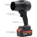 Miniatyrbild 5 av 5: 2025 Seese Sladdlös Lövblås Handhållen Turbo Jet Blås Red