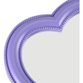 Miniatyrbillede 1 af 4: Hjerte Makeup Spejl Kosmetisk Spejl Væg Skrivebordsspejl Soveværelsesspejl, Gave (L) Purple