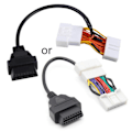 Miniatyrbillede 1 af 5: Bil 16-Pin Adapter Kabel Scanner Diagnostisk Værktøj OBD til OBD2 til Tesla- Model 3 Y