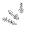 Pikkukuva 4 / 4: 15 kpl M4 M5 M6 M8 Terälehtiniitit Mutteri Jack Mutterit Auton Metalliruuvi Onttoon Seinään Rauta Kuori Terälehtien Mutteri Laajennus Lyhty - Miao 15pcs M5