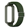 Pikkukuva 1 / 5: Xiaomi Smart Band 9 Active Redmi Band 3 -älykellolle kudottu nylonranneke napsautettavalla suojakotelolla - armeijanvihreä Multicolor Army Green